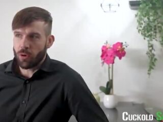CuckoldSessions - Mega tremendous CHEATING Redhead Lauren Phillips Gets DP'D HARD