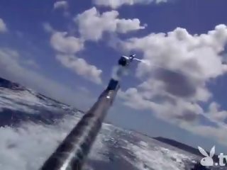 Badass অপেশাদার ক্রীড়ারত fishing যখন নগ্ন