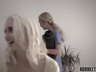 ピュア タブー 大学 美しさ duped に クソ 女性マッサージ師 & クリープ 夫