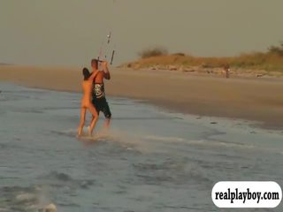 Badass first-rate নিষ্পাপ চেষ্টা আউট kite boarding এবং jui jitsu