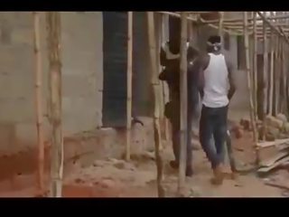African nigerian ghetto fellows gangbang a virgin / part I