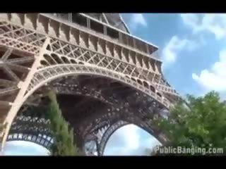 Melanie jagger - publisks - publisks netīras filma līdz eiffel tower the pasaule slavens landmark