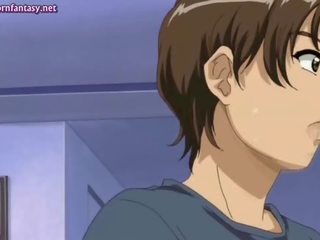 Величезний breasted аніме особливість трахкав