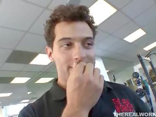 מְצוּיָן חתיכה מָלִסָה לורן מקבל שלה כוס ליקק מְאוּצבַּע ו - מזוין קשה ב ה g