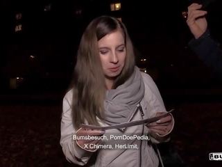 Bums автобус - сладурана голям бюст немски начинаещ ванда ангел избран нагоре и прецака трудно в порно фургон