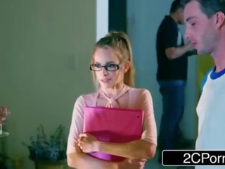 Power Rangers XXX - Nerdy daughter Kimmy Granger Craving For A Jock's dick