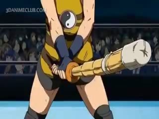 ยักษ์ wrestler ฮาร์ดคอร์ ร่วมเพศ a หวาน การ์ตูนอะนิเม seductress